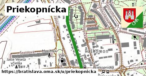 ilustrácia k Priekopnícka, Bratislava - 325 m