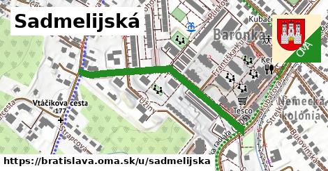 ilustrácia k Sadmelijská, Bratislava - 430 m