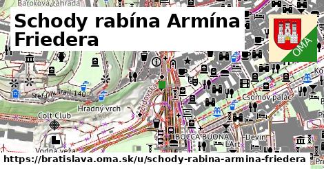 ilustrácia k Schody rabína Armína Friedera, Bratislava - 17 m
