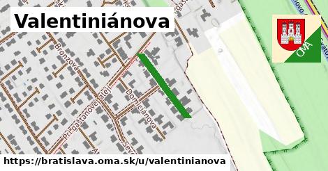 ilustrácia k Valentiniánova, Bratislava - 183 m
