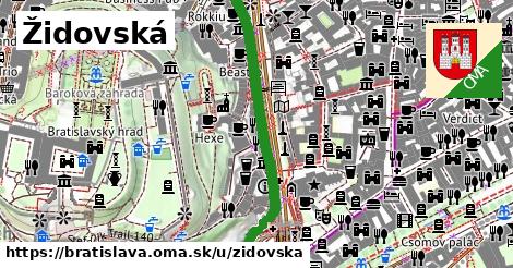 ilustrácia k Židovská, Bratislava - 440 m