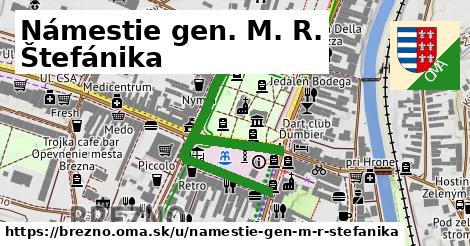 Námestie gen. M. R. Štefánika, Brezno