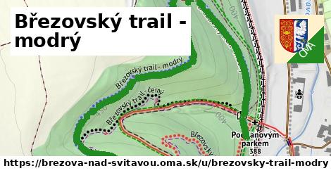 ilustrácia k Březovský trail - modrý, Březová nad Svitavou - 1,15 km