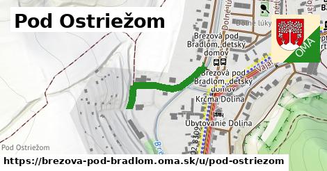 ilustrácia k Pod Ostriežom, Brezová pod Bradlom - 231 m