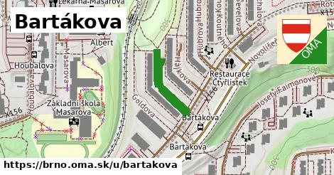 ilustrácia k Bartákova, Brno - 313 m