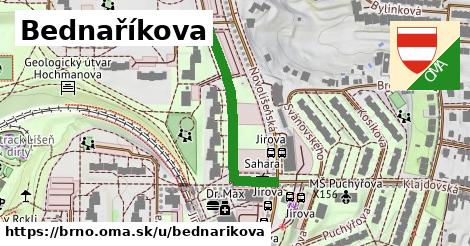 ilustrácia k Bednaříkova, Brno - 323 m