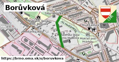 ilustrácia k Borůvková, Brno - 208 m