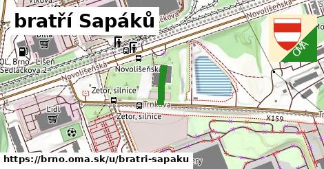 bratří Sapáků, Brno