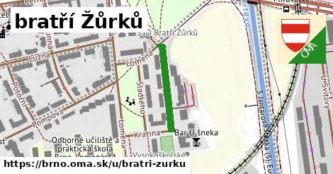 ilustrácia k bratří Žůrků, Brno - 196 m