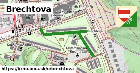 ilustrácia k Brechtova, Brno - 419 m