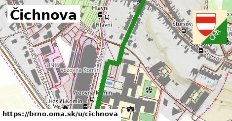 ilustrácia k Čichnova, Brno - 477 m