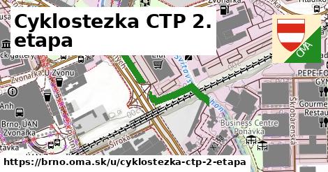 Cyklostezka CTP 2. etapa, Brno