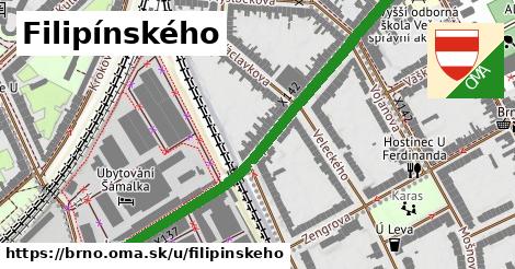 Filipínského, Brno