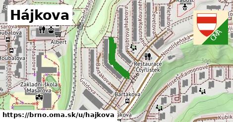 ilustrácia k Hájkova, Brno - 269 m