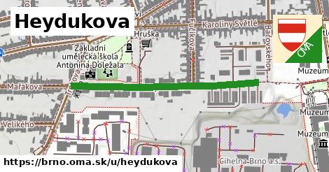 ilustrácia k Heydukova, Brno - 419 m