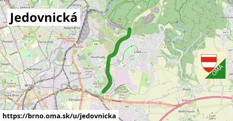 ilustrácia k Jedovnická, Brno - 6,0 km