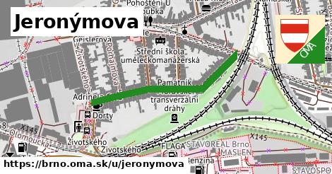 ilustrácia k Jeronýmova, Brno - 356 m