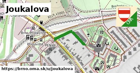 ilustrácia k Joukalova, Brno - 200 m