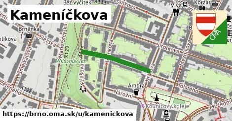 ilustrácia k Kameníčkova, Brno - 226 m