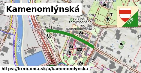 ilustrácia k Kamenomlýnská, Brno - 264 m