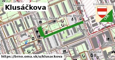 Klusáčkova, Brno