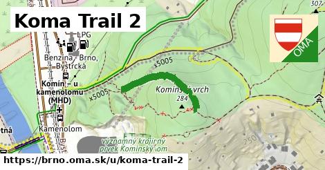 ilustrácia k Koma Trail 2, Brno - 223 m