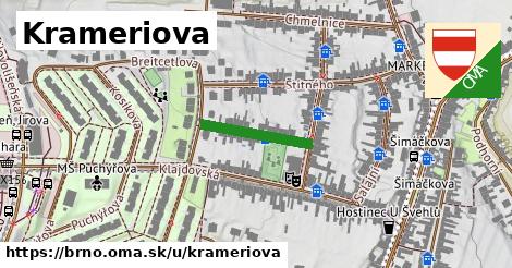 ilustrácia k Krameriova, Brno - 161 m