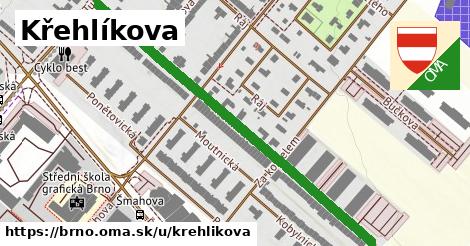 ilustrácia k Křehlíkova, Brno - 584 m