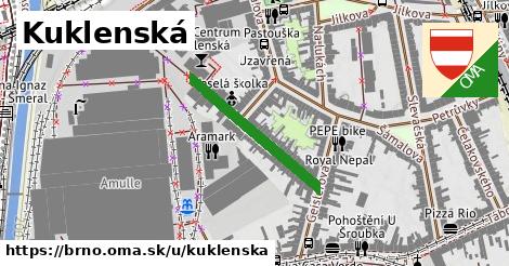 ilustrácia k Kuklenská, Brno - 247 m