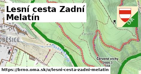 Lesní cesta Zadní Melatín, Brno