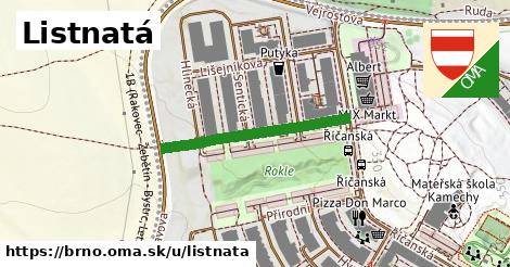 Listnatá, Brno