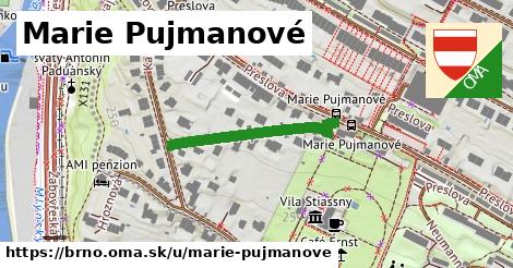 ilustrácia k Marie Pujmanové, Brno - 284 m