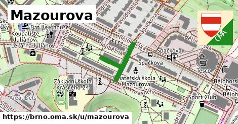 ilustrácia k Mazourova, Brno - 207 m