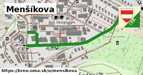 ilustrácia k Menšíkova, Brno - 692 m