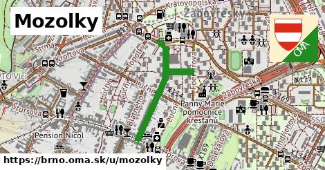 Mozolky, Brno