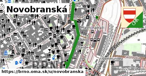 ilustrácia k Novobranská, Brno - 369 m