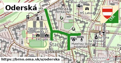 ilustrácia k Oderská, Brno - 467 m