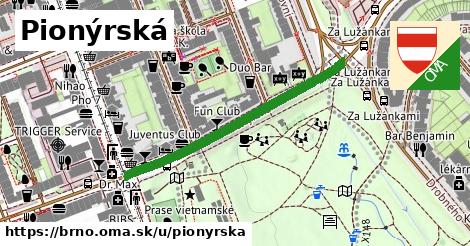 ilustrácia k Pionýrská, Brno - 388 m