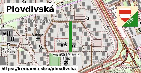 ilustrácia k Plovdivská, Brno - 158 m