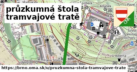 ilustrácia k průzkumná štola tramvajové tratě, Brno - 310 m