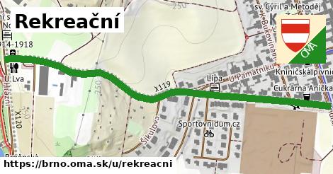 ilustrácia k Rekreační, Brno - 0,74 km