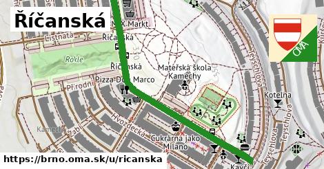 ilustrácia k Říčanská, Brno - 618 m