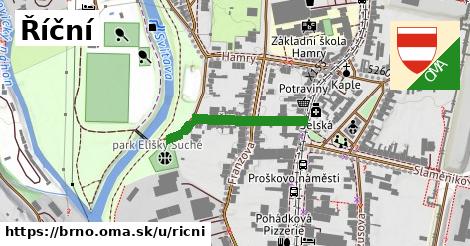 ilustrácia k Říční, Brno - 235 m