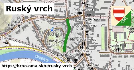 ilustrácia k Ruský vrch, Brno - 184 m