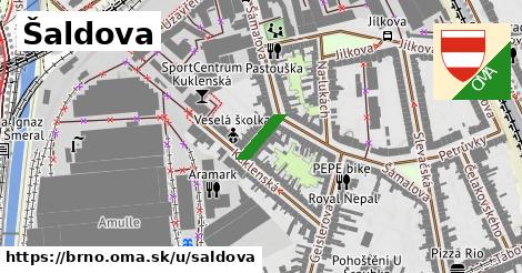 ilustrácia k Šaldova, Brno - 82 m