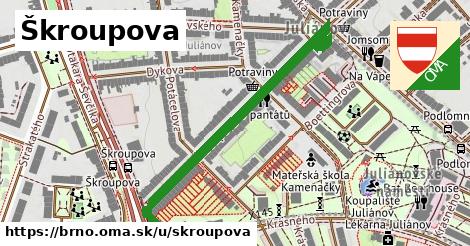 ilustrácia k Škroupova, Brno - 502 m