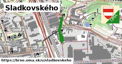 ilustrácia k Sladkovského, Brno - 205 m