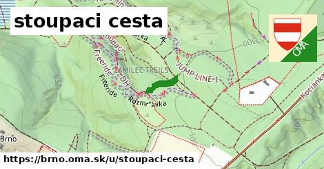 stoupaci cesta, Brno