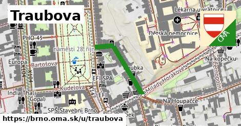 ilustrácia k Traubova, Brno - 227 m