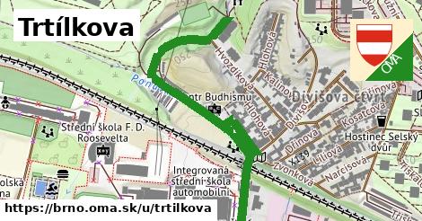 ilustrácia k Trtílkova, Brno - 656 m